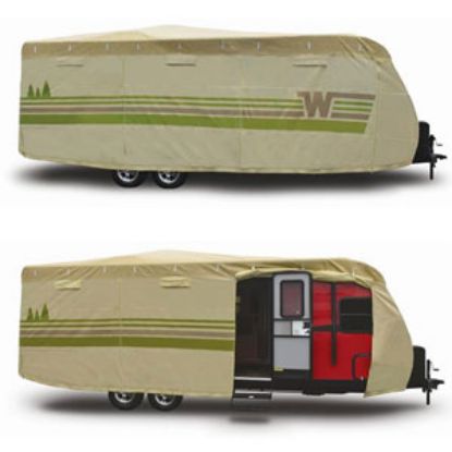 Picture of ADCO Winnebago (TM) Tan Polypropylene Cover For 18' 1"-20' Travel Trailers 64840 01-8650                                     