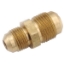 Picture of Anderson Metal LF 7506 Series 1/2" x 3/8" OD Tube 45 Deg SAE Flare Brass Fresh Water Straight Fitting 704056-0806 06-1302    