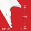 Picture of AP Products  1-1/8"W x 1/2"T x 16'L Mill Roof Trim 021-51103-16 20-6935                                                      