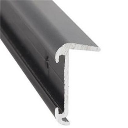 Picture of AP Products  16'L Black Aluminum Roof Edge Trim 021-57402-16 20-6969                                                         