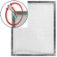 Picture of Camco  20" To 29" Raw Aluminum Standard Screen Door Grille 43980 20-0092                                                     