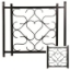 Picture of Camco  20" To 32" Black Aluminum Deluxe Scroll Screen Door Grille 43993 20-0164                                              