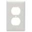 Picture of Cooper Wire Arrow Hart White Thermoset Plastic 1 Gang Receptacle Cover 2132W-BOX 19-3491                                     