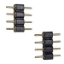 Picture of Diamond Group  4 Pin Male x 4 Pin Male Rope Light Connector DG52675PB 19-0359                                                