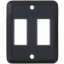 Picture of Diamond Group  Black Double Opening Switch Plate Cover DG215VP 19-1986                                                       