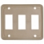 Picture of Diamond Group  Ivory Triple Opening Switch Plate Cover DG358VP 19-0441                                                       