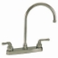 Picture of Empire Brass Ultra Line Chrome w/Teapot Handles 8" Kitchen Faucet w/Gooseneck Spout U-YCH800GS 10-2372                       