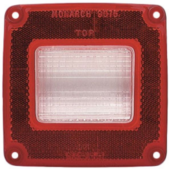 Picture of Grote  White/Red Lens for 51042/51102/51192/51242/51342/52002/52082/52112/52122 90752 69-9074                                