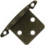 Picture of JR Products  2-Pack Antique Brass Free Swing Flush Mount Hinge 70605 20-1904                                                 