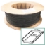 Picture of JR Products  Black Vinyl 1" W X 1000' L Trim Molding Insert 10161 20-1438                                                    