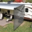 Picture of Lippert Solera Classic Shades 8' Drop Black Awning Sun Block Panel 37978608 90-1850                                          