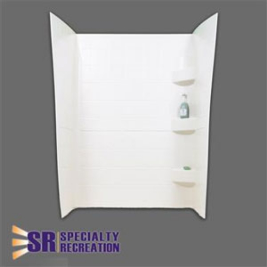 Picture of Specialty Recreation  White 24" x 38" x 66" Shower Surround SW2438W 10-1917                                                  