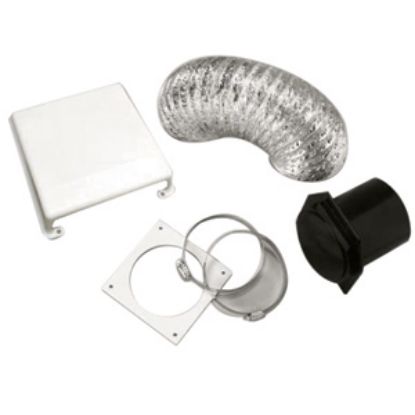 Picture of Splendide Splendide (R) White Deluxe Dryer Vent Kit  07-0802                                                                 