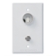 Picture of Winegard  White 12V Indoor Single Cable Receptacle TG-7341 24-0187                                                           