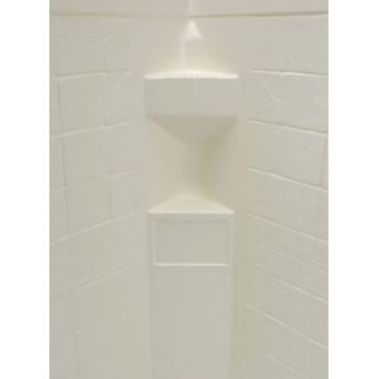 Picture of Better Bath  1-Piece Parchment 34"L x 34"W x 68"H Neo Angle Shower Surround 306203 10-5725                                   