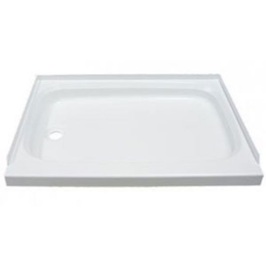 Picture of Better Bath  White 24"x32" Standard LH Drain Shower Pan 210369 10-5744                                                       