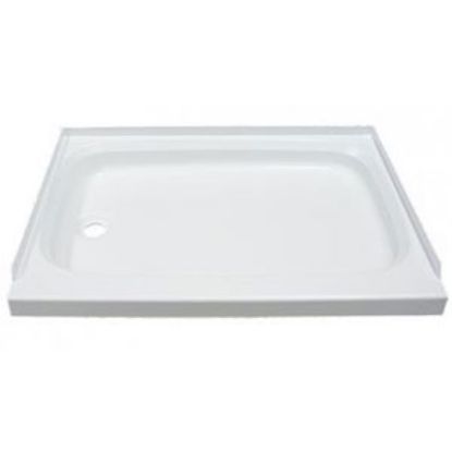 Picture of Better Bath  White 24"x32" Standard RH Drain Shower Pan 210371 10-5745                                                       