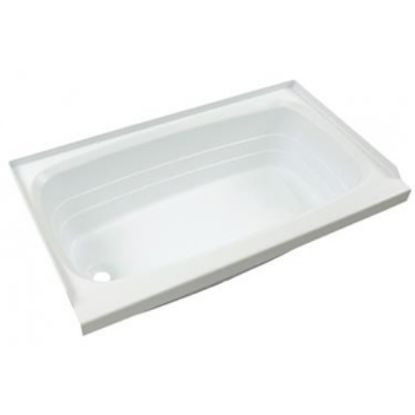 Picture of Better Bath  White 24"x36" LH Drain ABS Standard Bathtub 209653 10-1892                                                      
