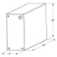Picture of ICON  39" x 16" x 8" 20 Gal Fresh Water Tank w/ Fittings 12460 10-1604                                                       