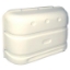 Picture of Icon  Polar White Polyethylene Double 20LB/30LB LP Tank Cover 00385 06-0644                                                  