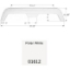 Picture of Icon  Polar White Tandem Axle Fender Skirt For Fleetwood Brands 01612 15-1624                                                