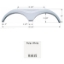 Picture of Icon  Polar White Tandem Axle Fender Skirt For Heartland Brands 01615 15-0499                                                