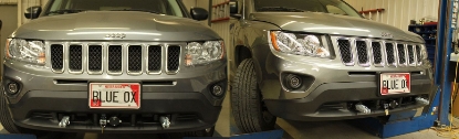 Picture of Blue Ox Avail Tow Bar (10,000 lbs. cap.) & Baseplate Combo fits 2011-2017 Jeep Compass (No Next Generation) BX1132