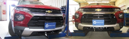 Picture of Blue Ox Avail Tow Bar (10,000 lbs. capacity) & Baseplate Combo fits Select Chevrolet Trailblazer (Includes ACC, Turbo, & Top Shutters) BX1744