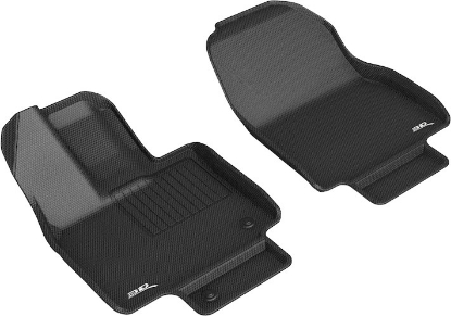 Picture of 3D Mats Floor Liner for Cars, All-Weather, Black - Part TY28001509