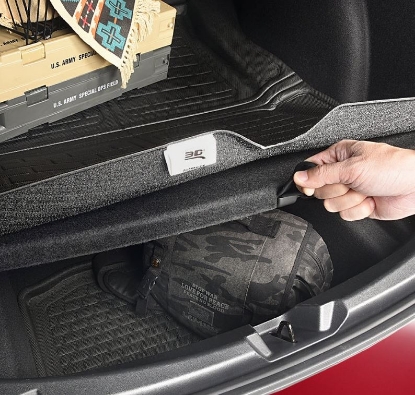 Picture of 3D Mats Cargo Area Liner - Part M1JP025130, All-Weather Trunk Mat, Black