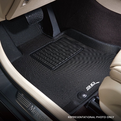 Picture of 3D Mats Floor Liner for Cars - LX07601509 All-Weather Protection Mat Set
