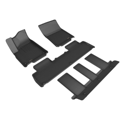 Picture of 3D Mats L1RI005015 Floor Liner â€“ All-Weather U-AC Car Mats, Black
