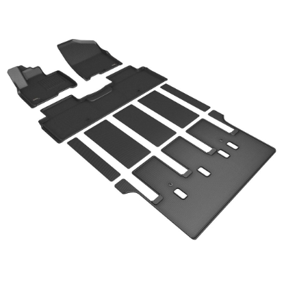 Picture of 3D Mats Floor Liner L1KA063015 â€“ All-Weather Car Floor Mat, Custom Fit, Black
