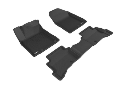 Picture of 3D Mats HY07801509 Floor Liner â€“ All-Weather Custom Car Mat, Black, U-AC Series