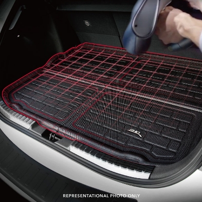Picture of 3D Mats Cargo Area Liner - Part# 1LU0011309, All-Weather Trunk Mat, Black