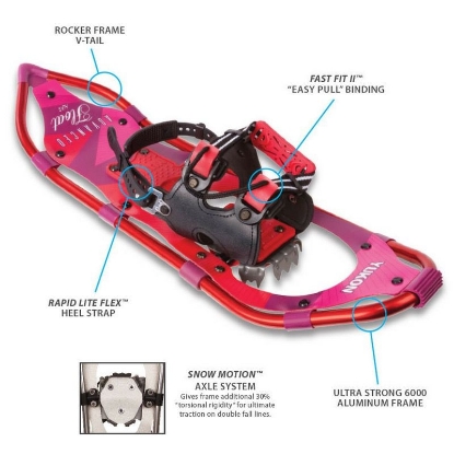 Picture of Airhead Snowshoes 803013K â€“ Lightweight Durable Snow Shoes for Winter Hiking