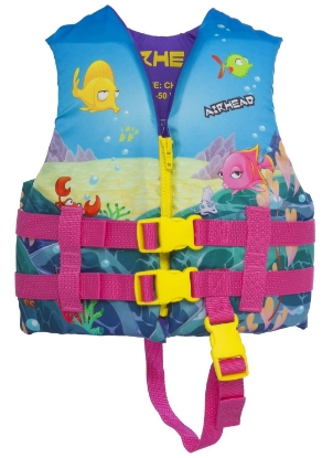 Picture of AIRHEAD 3008902A PFD Personal Floatation Device, Adult Life Vest, Coast Guard Approved