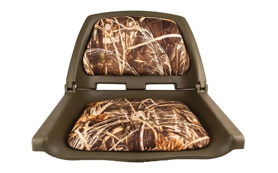 Picture of Attwood 98390GY Marine Boat Seat â€“ Durable Gray Vinyl Folding Seat