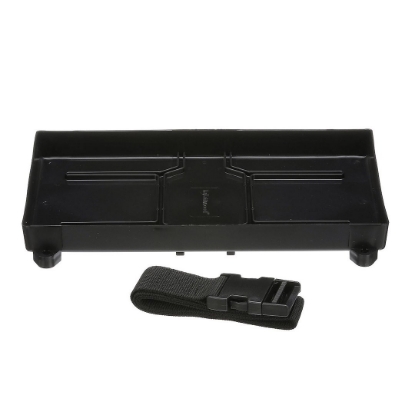 Picture of Attwood Marine Battery Tray 90925 â€“ Heavy Duty Universal Fit Boat Battery Holder