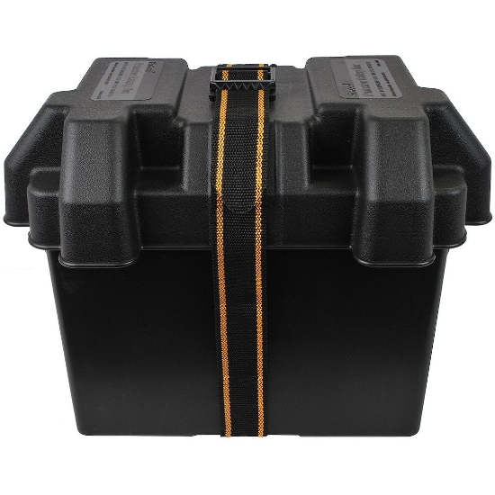 Picture of Attwood Marine Battery Box, Heavy Duty, Fits Group 24 Batteries - 90671