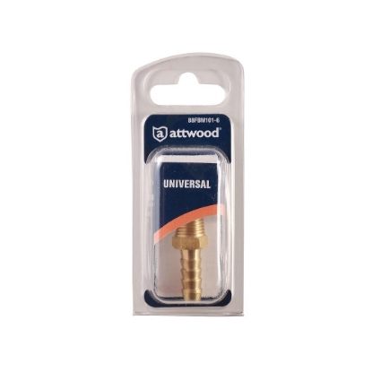 Picture of Attwood 8899LP6 Marine Fuel Line Fitting - Durable Boat Fuel Hose Connector
