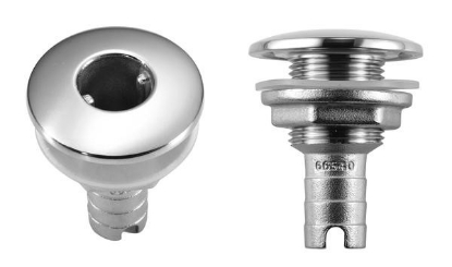 Picture of Attwood Marine Boat Scupper 665413 â€“ Durable Transom Drain Valve for Boats