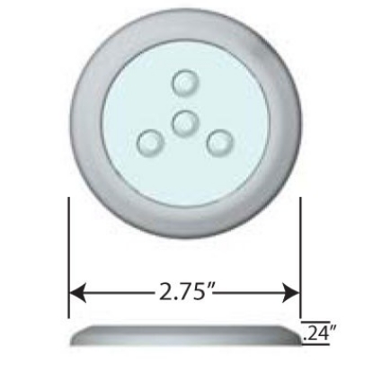 Picture of Attwood 6320W7 Marine Boat Deck Light â€“ Waterproof LED, Easy Install