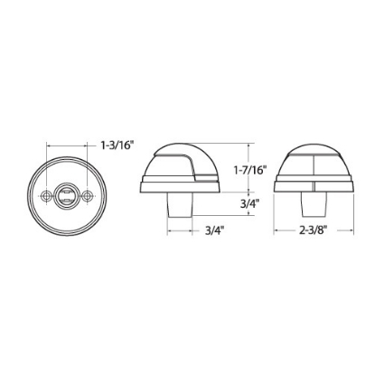 Picture of Attwood Marine Navigation Light 5040R7 â€“ Boat LED Nav Lamp, Durable & Waterproof