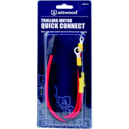 Picture of Attwood Marine Trolling Motor Power Plug, Part #143676 â€“ Reliable Boat Connector