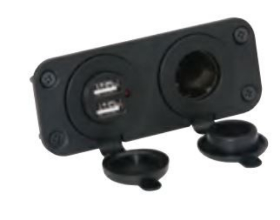 Picture of Attwood Marine USB Outlet 12V, Dual Port Charger - Part Number 142626