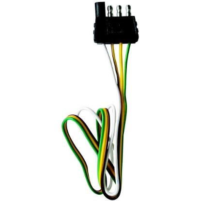 Picture of Attwood 140203 Marine Trailer Wiring Connector â€“ 4-Way Flat Plug, Durable