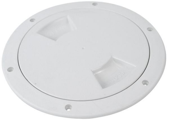 Picture of Attwood Marine Boat Deck Plate 127901 â€“ Durable Marine Access Hatch, White