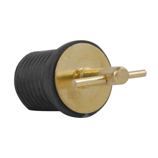 Picture of Attwood Marine Boat Drain Plug, Part 115923 â€“ Durable Brass Plug for Boats