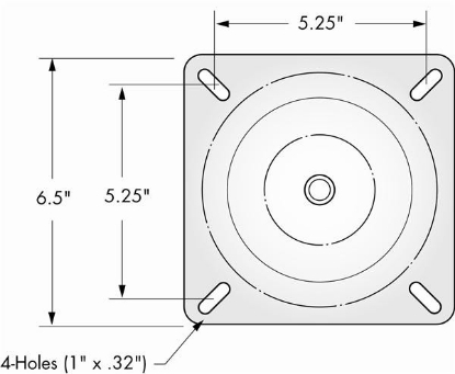 Picture of Attwood Marine Boat Seat Mount 1002S â€“ Heavy-Duty Swivel Base for Boats